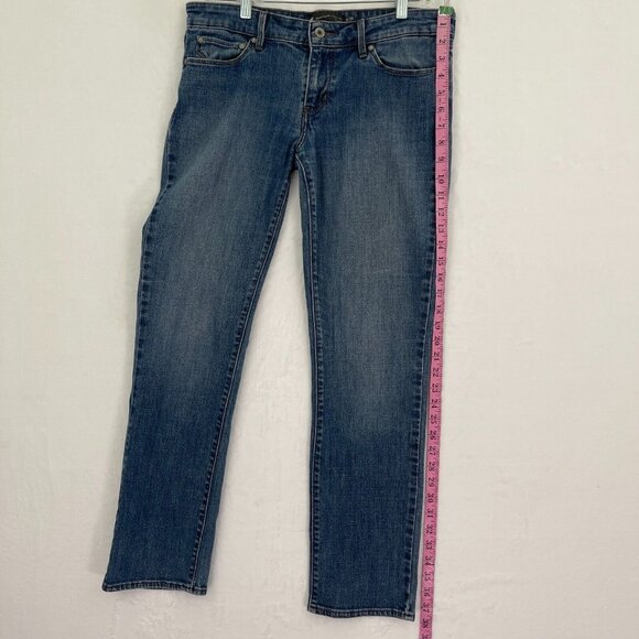 Levi's Demi Curve Jeans Womens 8/29 Blue Classic Mid-Rise Straight Denim Pants - Picture 6 of 12